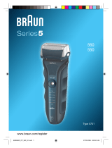 Braun 560, 550, Series 5 Manual do usuário