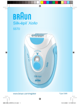 Braun 5570,  Silk-épil Xelle Manual do usuário