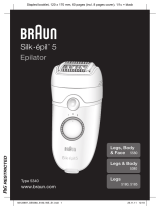 Braun 5580, 5380, 5180, 5185, Silk-épil 5 Manual do usuário
