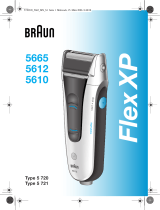 Braun 5610 flex xp solo Manual do usuário