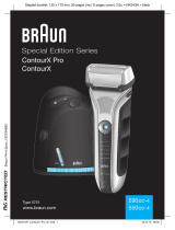 Braun 590cc-4, 550cc-4, ContourX Pro, Contour Manual do usuário