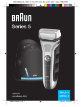 Braun 590 cc series 5 Manual do usuário