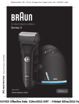 Braun 590cc-4, Series 5, limited black edition Manual do usuário