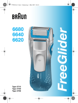 Braun 6680, 6640, 6620, FreeGlider Manual do usuário