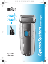 Braun 7630 syncro system sl Manual do usuário
