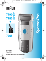 Braun 7790, 7785, 7765, SyncroPro Manual do usuário