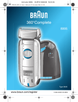 Braun 8995, 360°Complete Manual do usuário