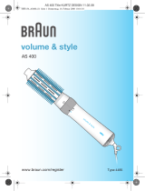 Braun AS400, volume & style Manual do usuário
