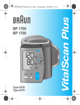 Braun VitalScan Plus BP1700 Manual do proprietário