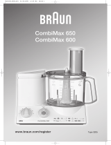 Braun CombiMax 600, 650 type 3205 Manual do usuário