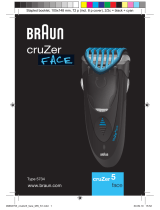 Braun CRUZER 5 FACE Manual do proprietário