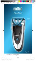 Braun Z50, CruZer3 Manual do usuário