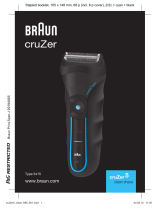 Braun cruZer5 clean shave Manual do usuário