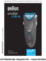 Braun CruZer6, face Manual do usuário