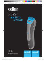 Braun cruZer6 beard&head, Series 7 beard trimmer Manual do usuário