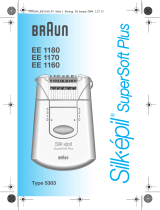 Braun Type 5303 EE 1180, EE 1170, EE 1160 Manual do usuário