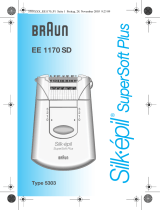 Braun EE1170 SD,  Silk-épil SuperSoft Plus Manual do usuário