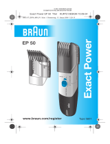 Braun EP50 Exact Power Manual do usuário