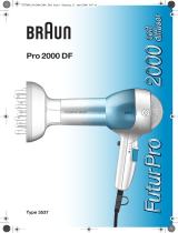 Braun Pro 2000 DF, FuturPro 2000 Manual do usuário