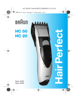 Braun HC 20 Manual do usuário