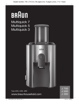 Braun J300 Juicer Manual do usuário