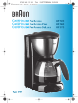 Braun KF 570 Manual do usuário