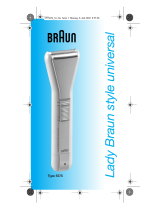 Braun 5575 Lady Braun style universal Manual do usuário
