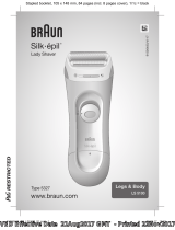Braun LS5160, Legs & Body, Silk-épil Lady Shaver Manual do usuário