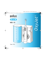 Braun MD15 OxyJet Manual do usuário