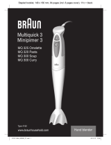 Braun Minipimer 3 - 4162 Manual do proprietário
