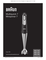 Braun Multiquick 7 MQ700 Soup Manual do proprietário