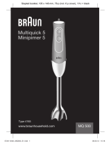 Braun MQ 500 Manual do proprietário