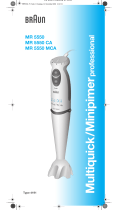 Braun MR 5550 MCA Manual do usuário