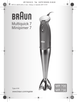 Braun MR 730 Manual do usuário