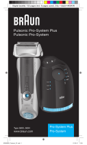 Braun Pulsonic Pro-System Plus, Pulsonic Pro-System Manual do usuário