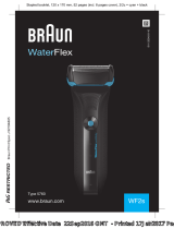Braun WF2s, Water Flex Manual do usuário
