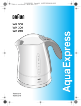 Braun WK 308 Manual do usuário