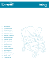 Brevi Twin stroller InDue Manual do proprietário