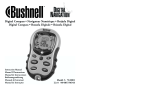 Bushnell Digital Compass 700001 Manual do usuário