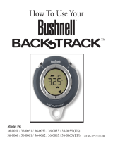 Bushnell BackTrack Manual do proprietário