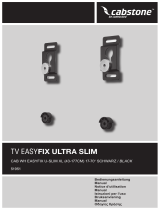 Cabstone TV EasyFix UltraSlim XL Guia de usuario