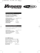 Caliber CA200V2 Manual do proprietário