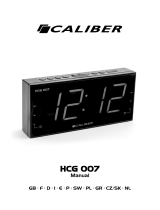 Caliber HCG007 Manual do proprietário