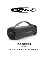 Caliber HPG325BT Manual do proprietário