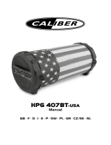 Caliber HPG407BT-USA Guia rápido