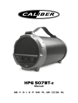 Caliber HPG507BT-2 Manual do proprietário