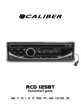 Caliber RCD125BT Guia rápido
