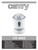 Camry CR 4002 Manual do proprietário