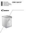 Candy CBD116-37SME Manual do usuário