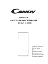Candy CCOUN 5144WH Gefrierschrank Manual do usuário
